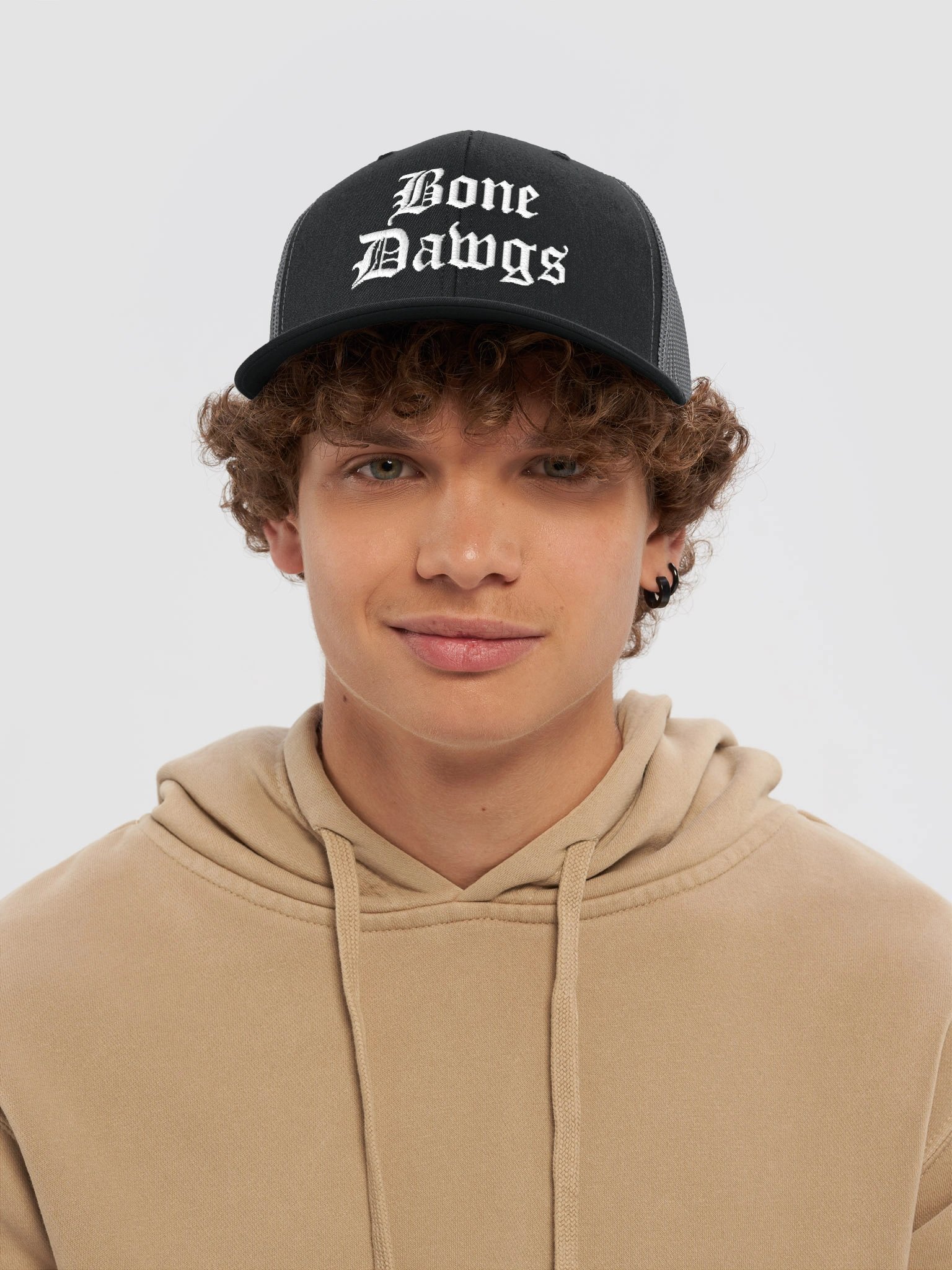 Bone Dawgs Gothic Trucker Hat product image (5)