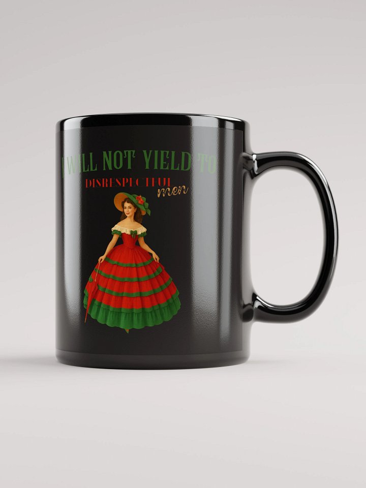 I will not yield red southern belle mug product image (1)