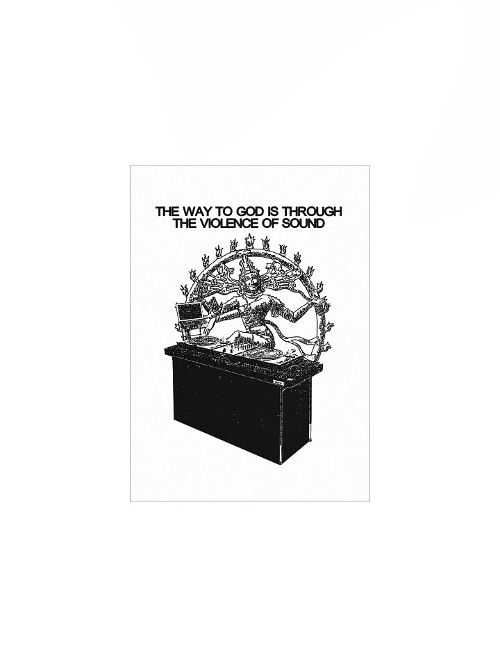 SOUND - White Poster product image (2)
