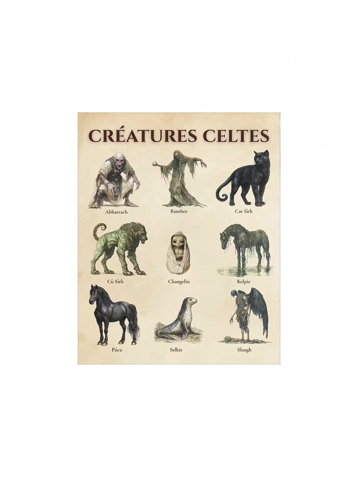 Poster Créatures Celtes product image (1)