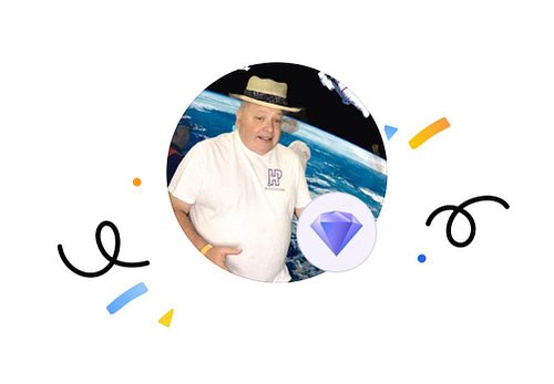 With Mike Squires, Magician – I just got recognized as one of their top fans! 🎉