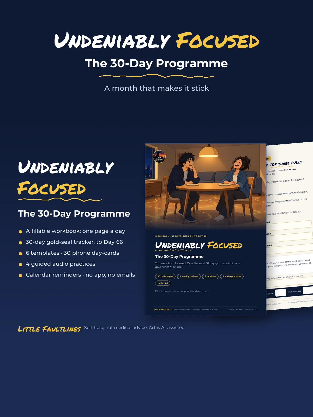 Undeniably Focused: the 30-Day Programme product image (1)