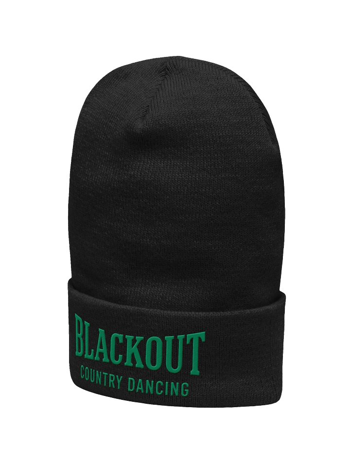 Green BLACKOUT beanie product image (2)