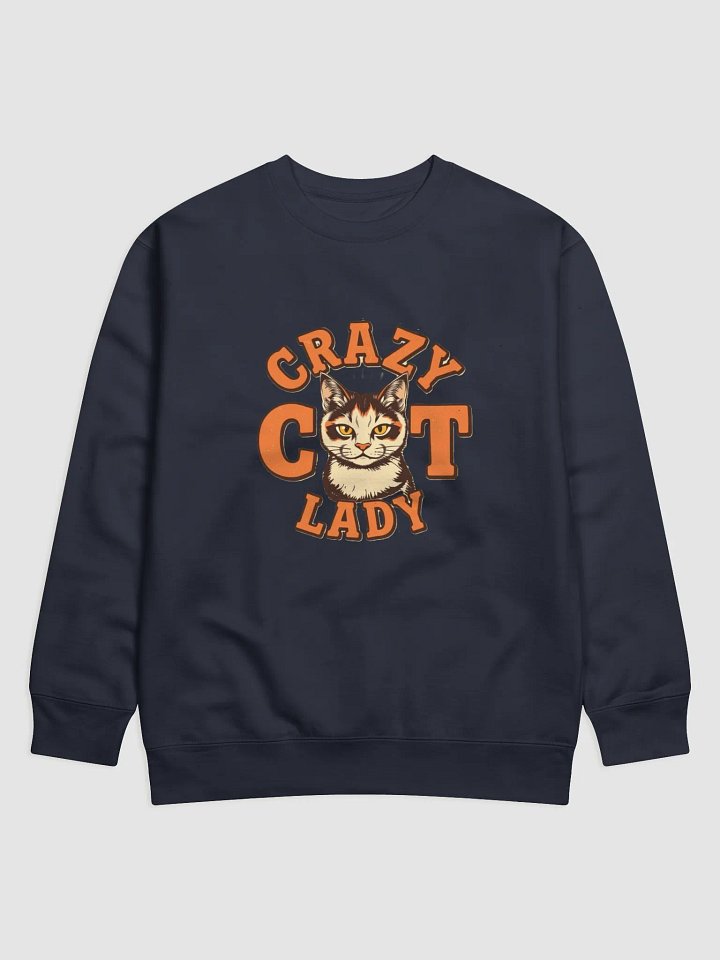 Feline Crazy Cat Lady Premium Sweatshirt product image (6)