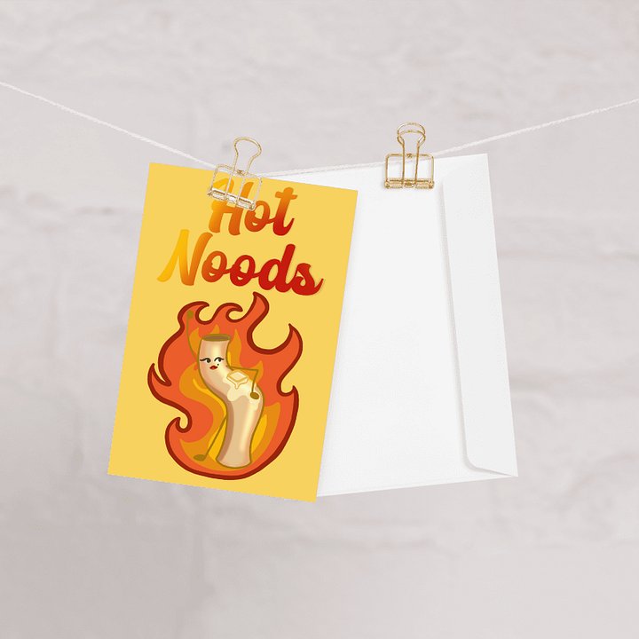 Hot Noods Greeting Card product image (1)