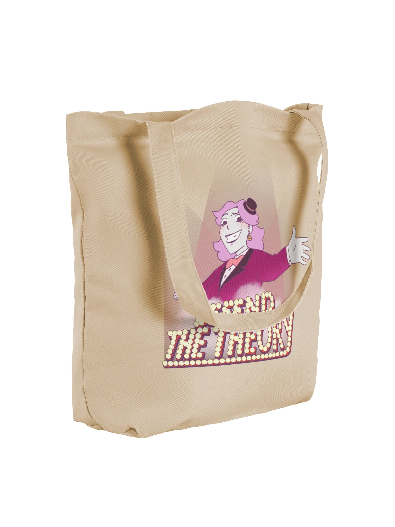Defend The Theory Pink Tote Bag product image (7)