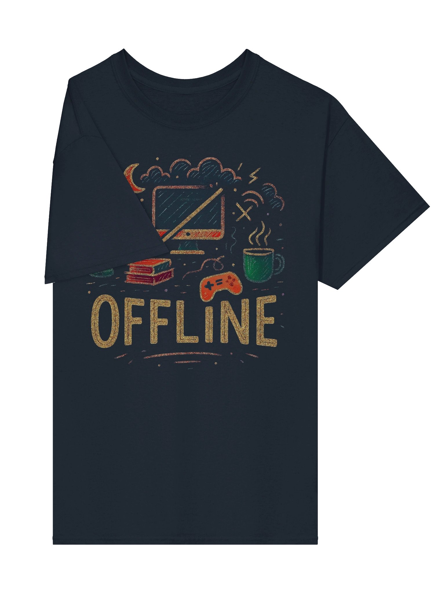Offline Mode Retro Tee product image (4)