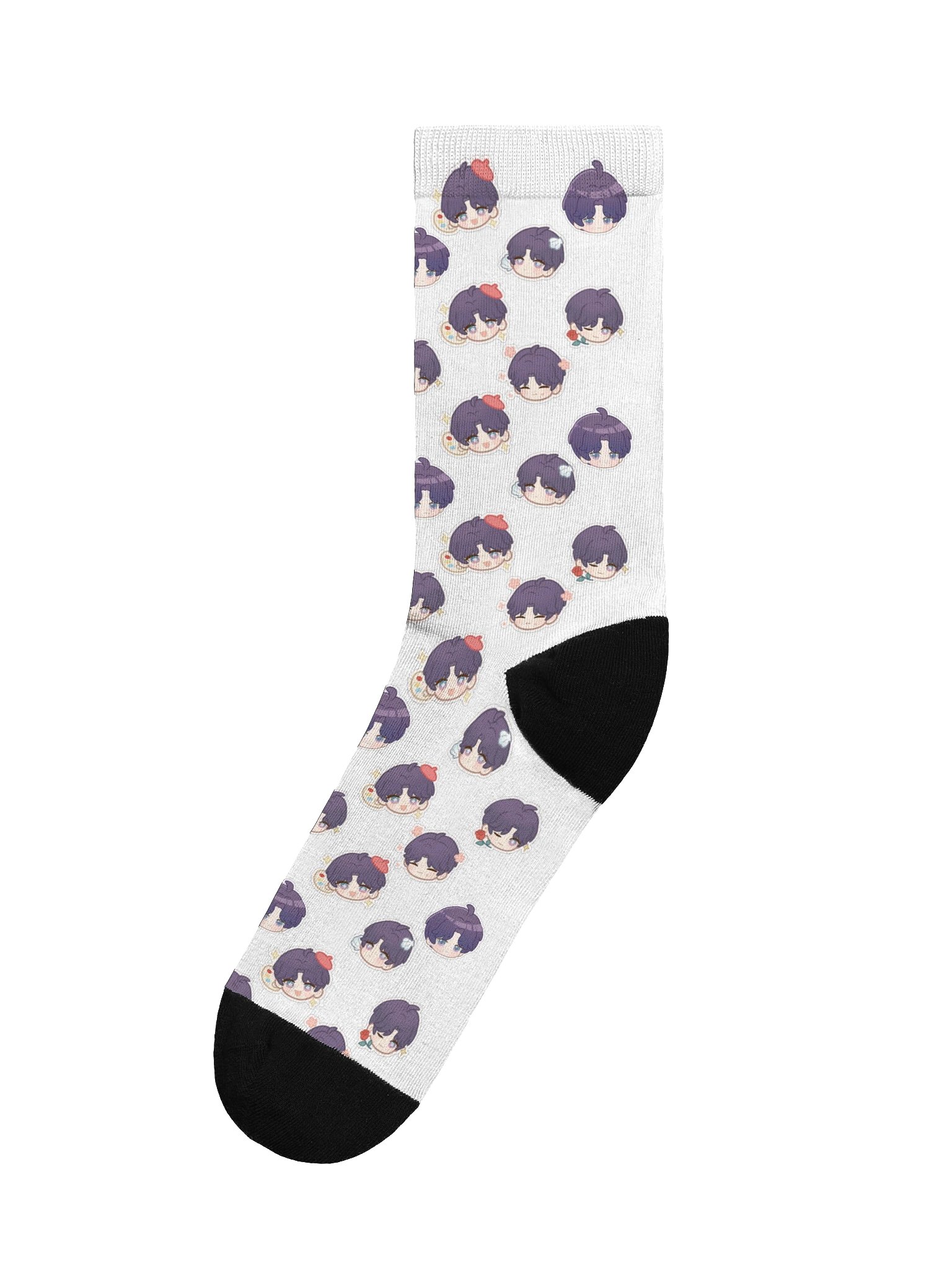 Rafayel Chibi Pattern Socks product image (1)