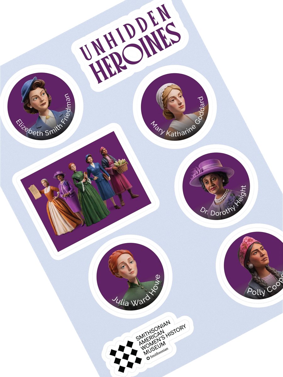 Unhidden Heroines Sticker Sheet Image 1