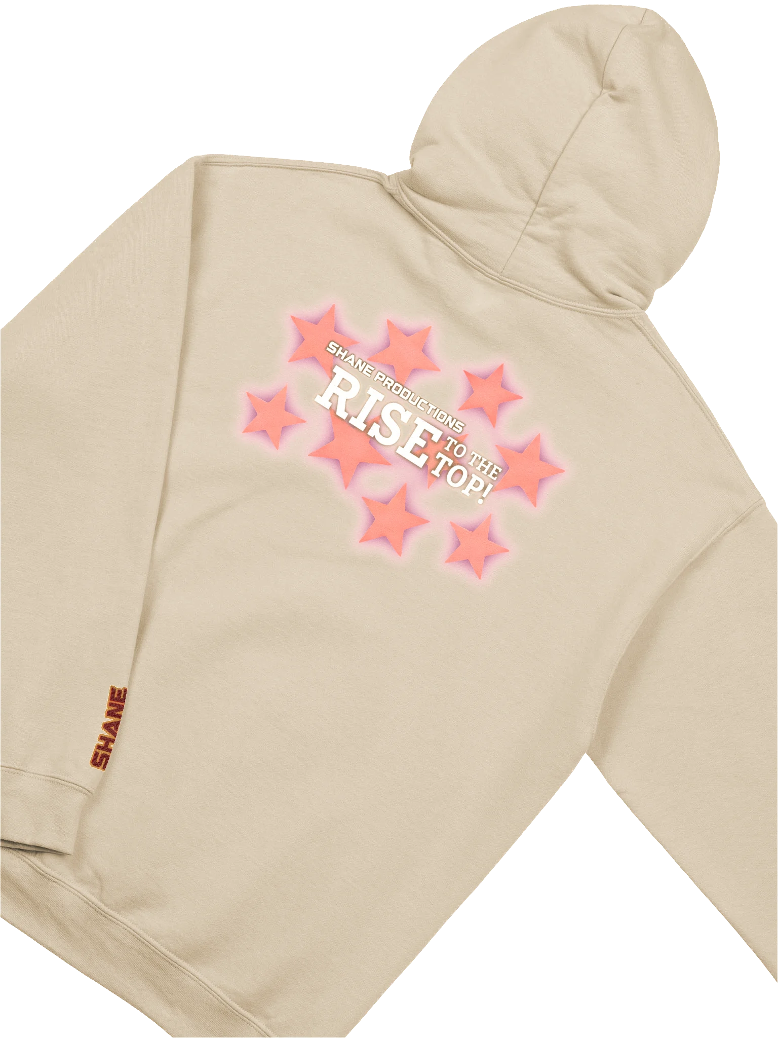 RISE TO THE TOP 'Crimson & Cream' Hoodie product image (4)