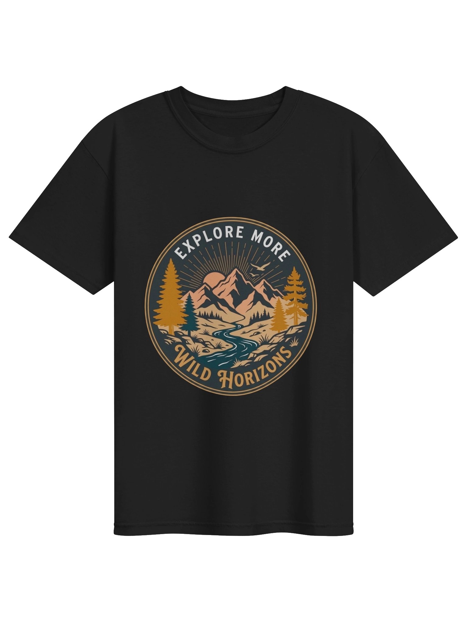Explore More Wild Horizons Mountain Adventure T-Shirt product image (4)