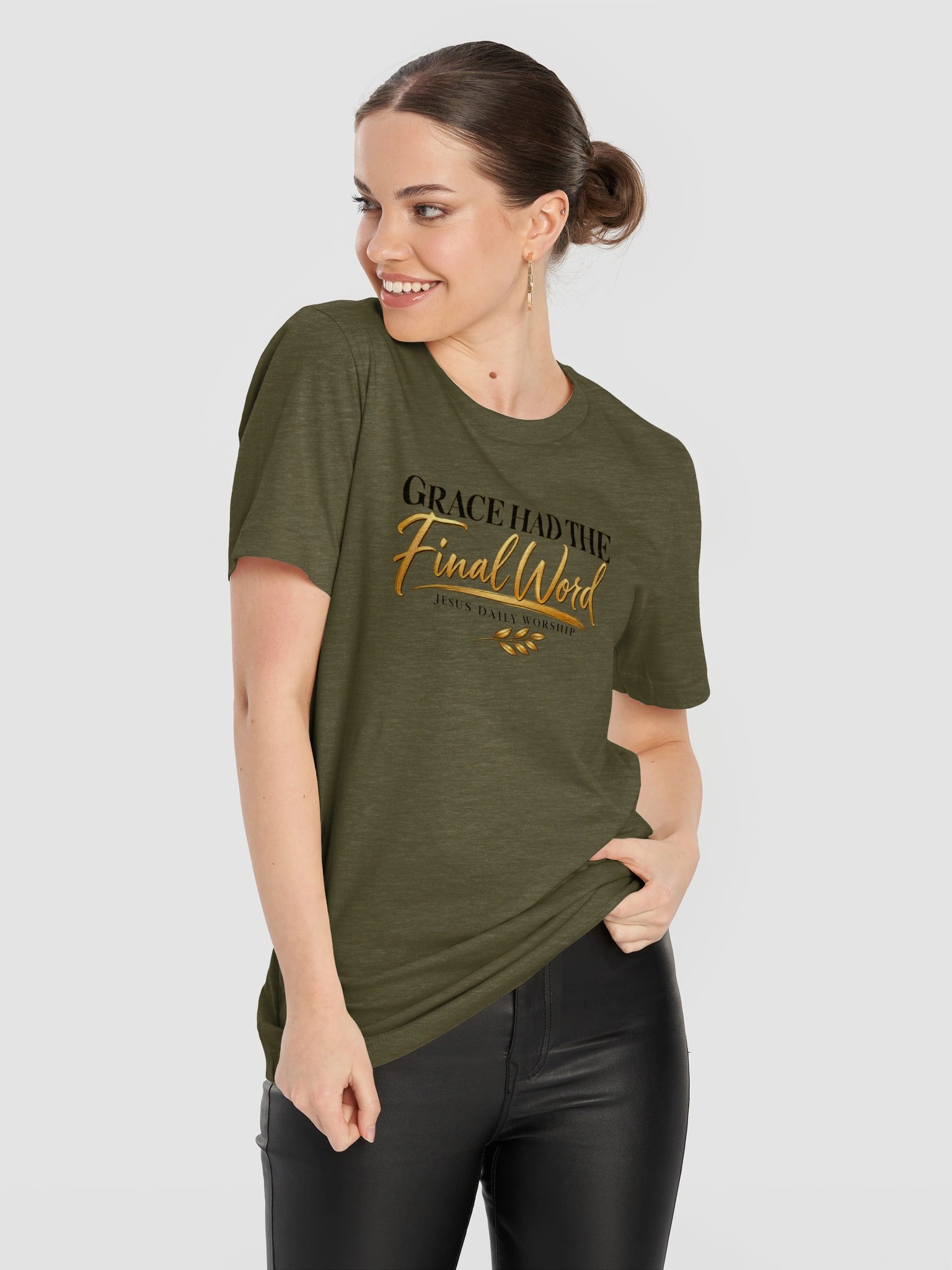 Grace Had the Final Word Christian T-Shirt | Jesus Daily Worship Wear product image (72)