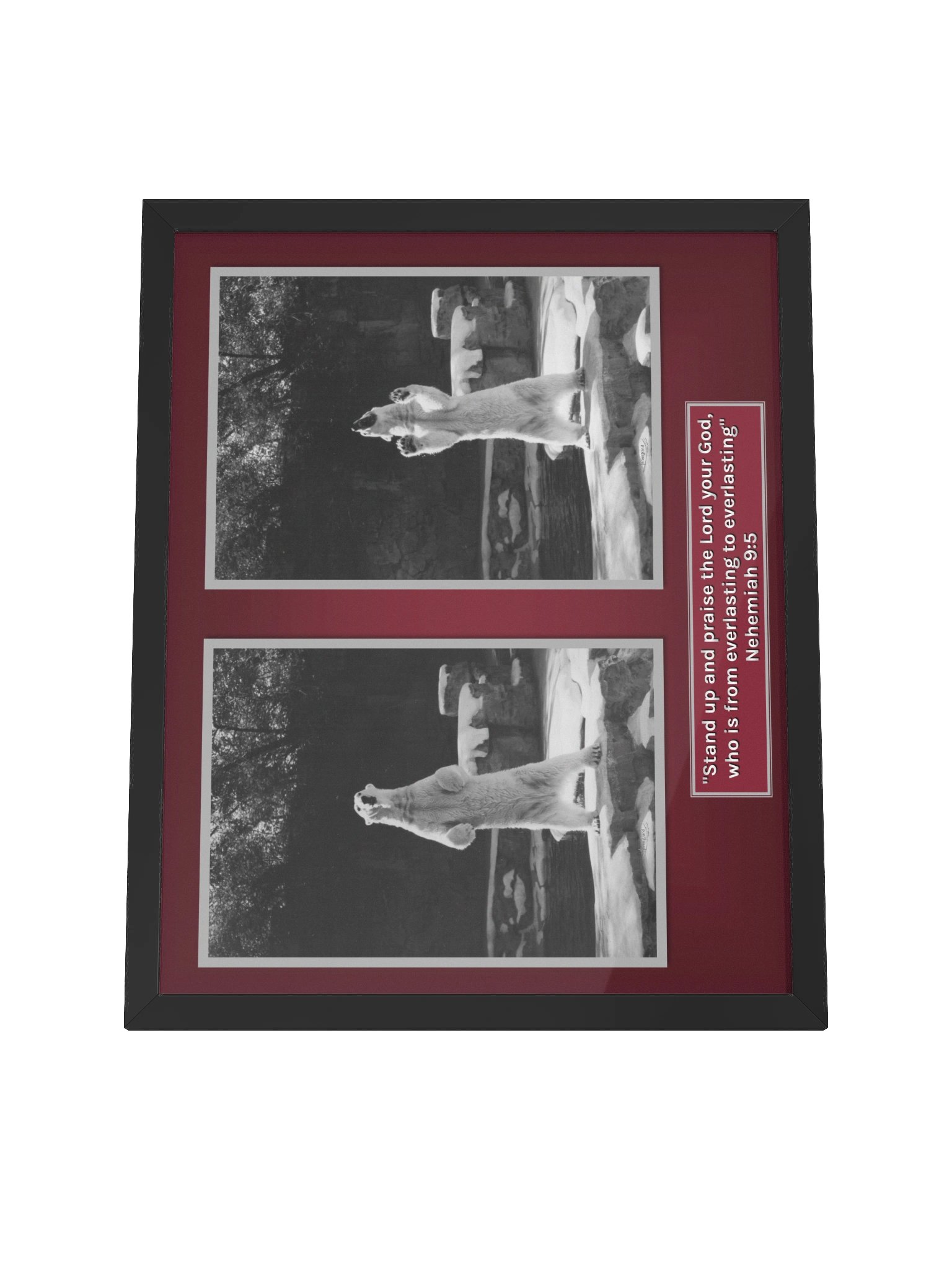 Vibrant Ayous Wood Framed Poster - Stand & Shout product image (5)