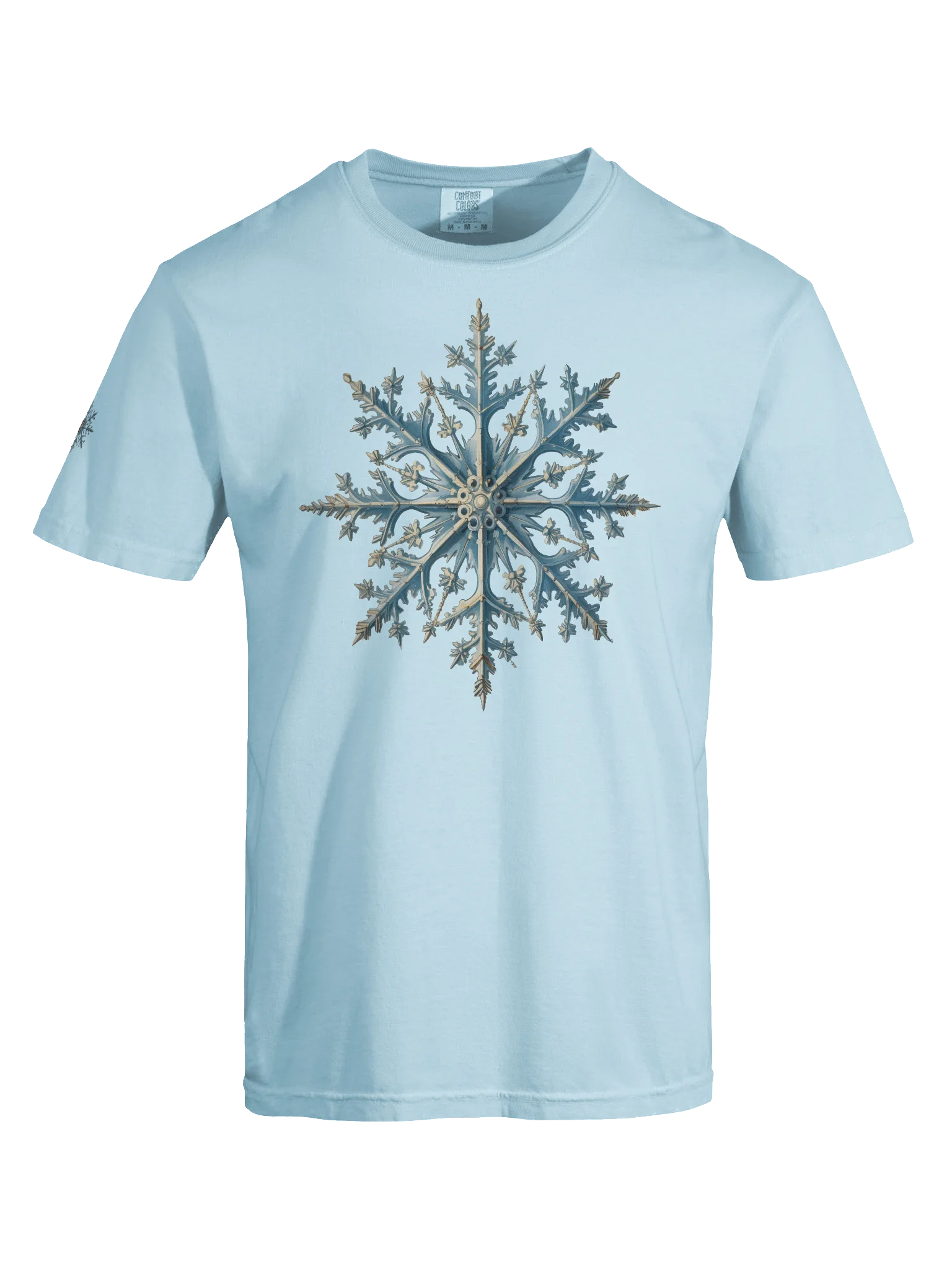 Snowflake Blue T-Shirt product image (7)