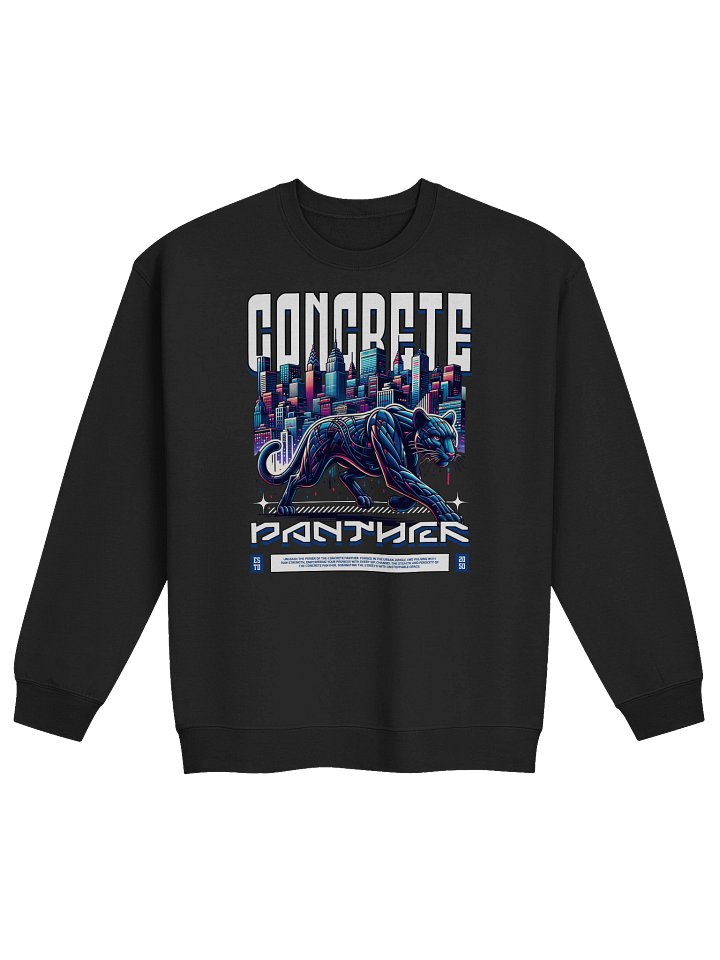 Concrete Panther Crewneck Sweatshirt for Everyday Wear product image (1)