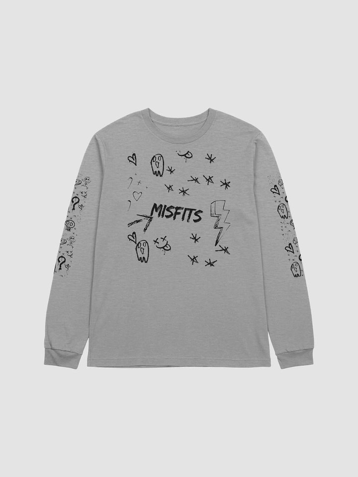 Misfits - Graphic Long Sleeve Tee - Grey product image (1)