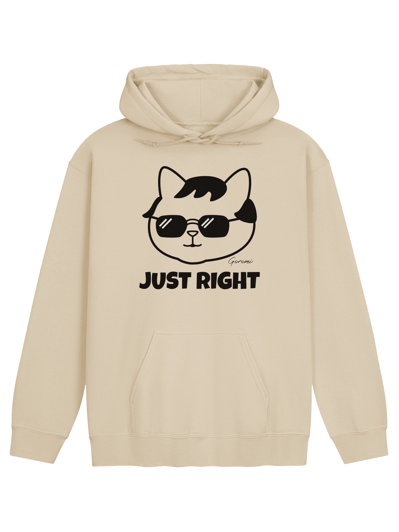 Goromi the Cat (JUST RIGHT) - Unisex Adult Hoodie product image (1)