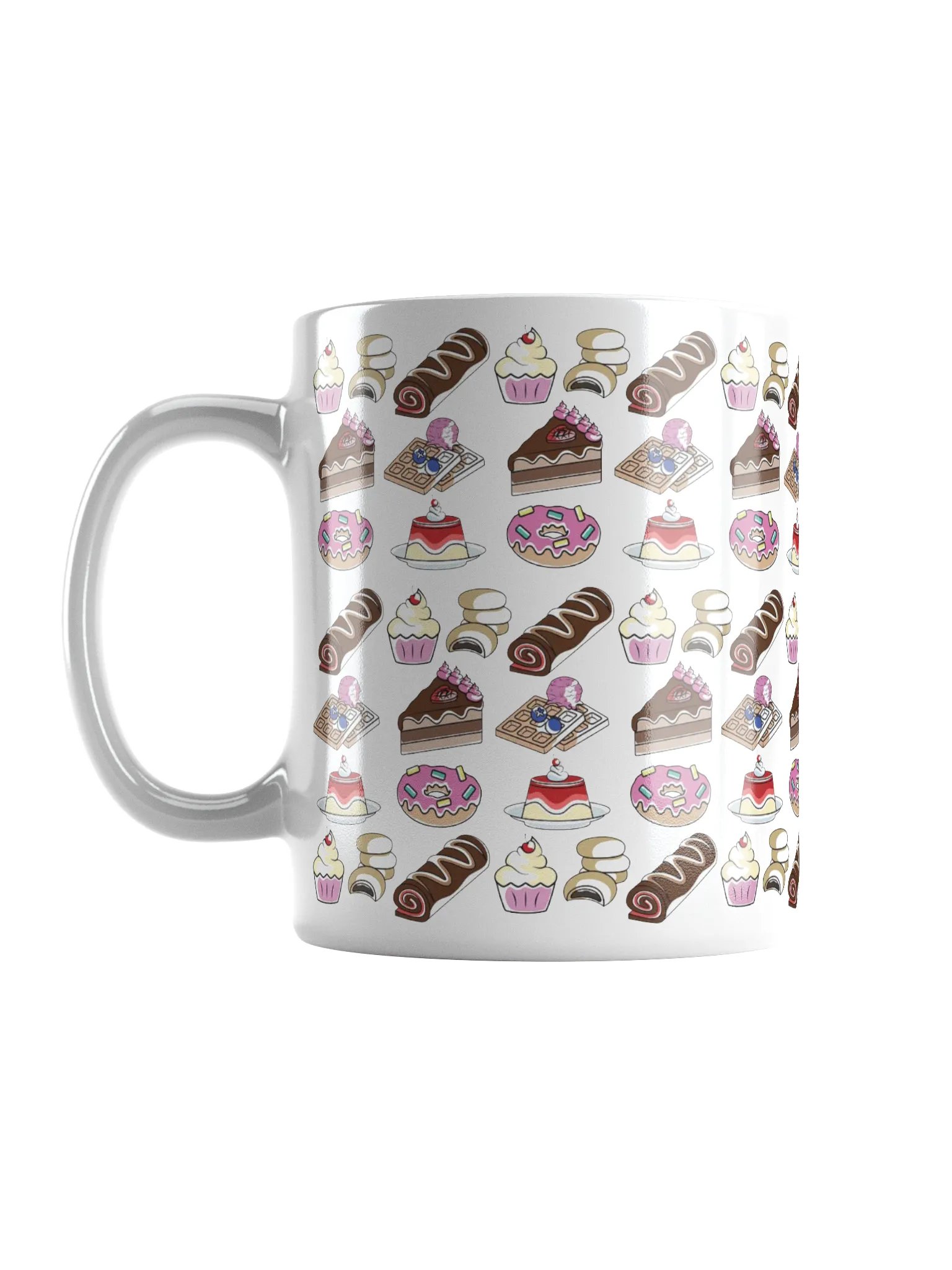 Sweets and Cakes pattern (Glossy Mug) product image (6)