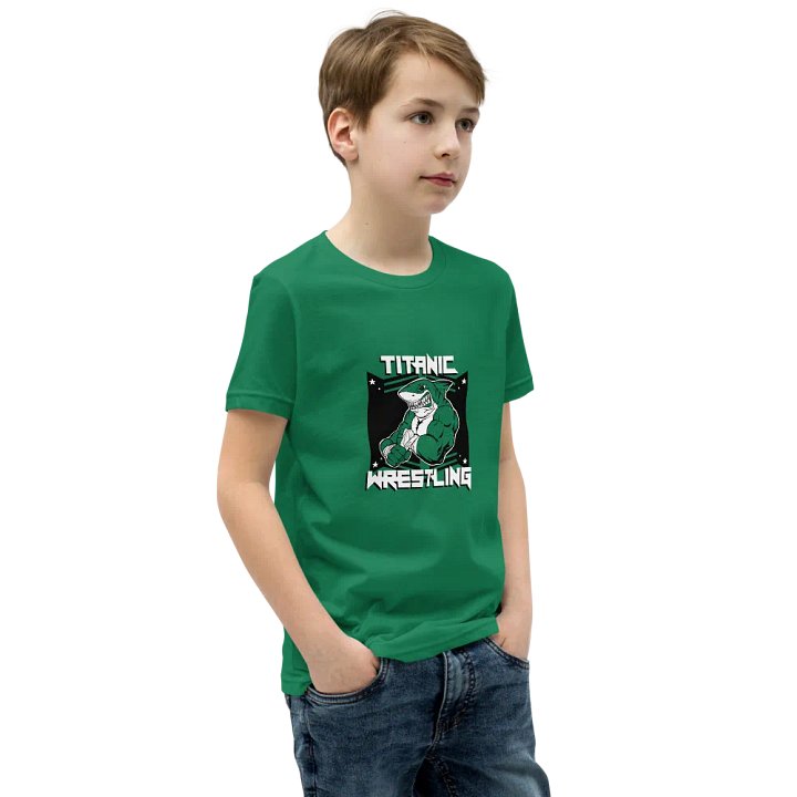 Kids Shark Tee - GREEN product image (2)