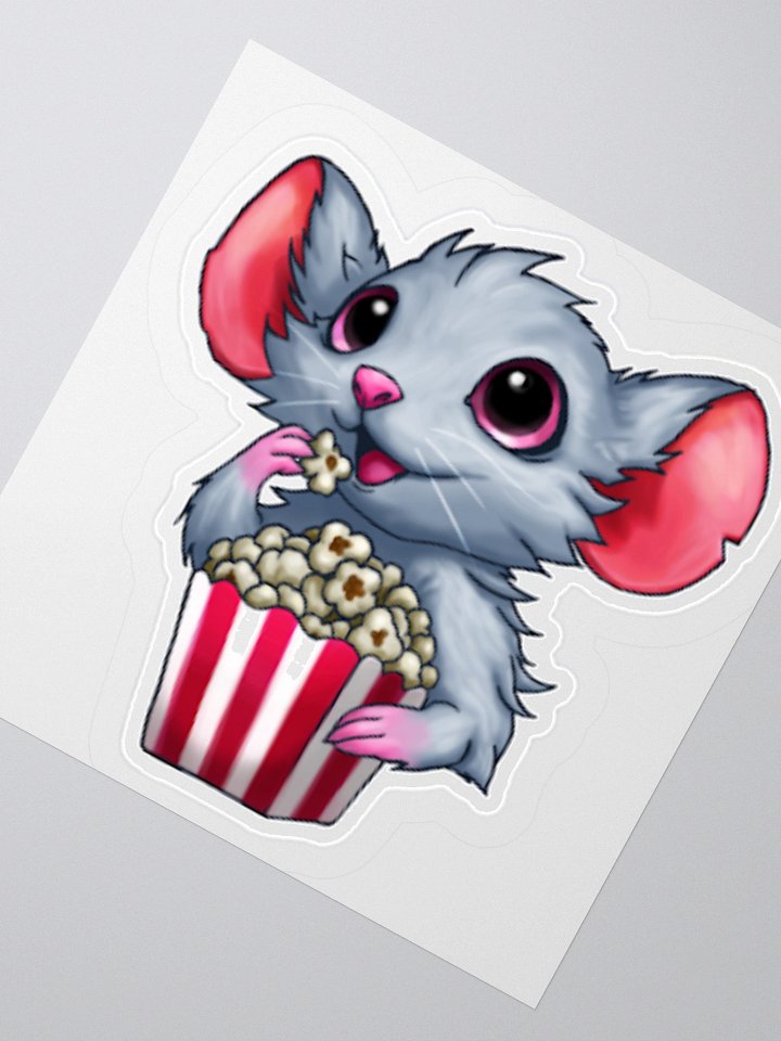 Munching Mouse Kiss Cut Stickers product image (4)