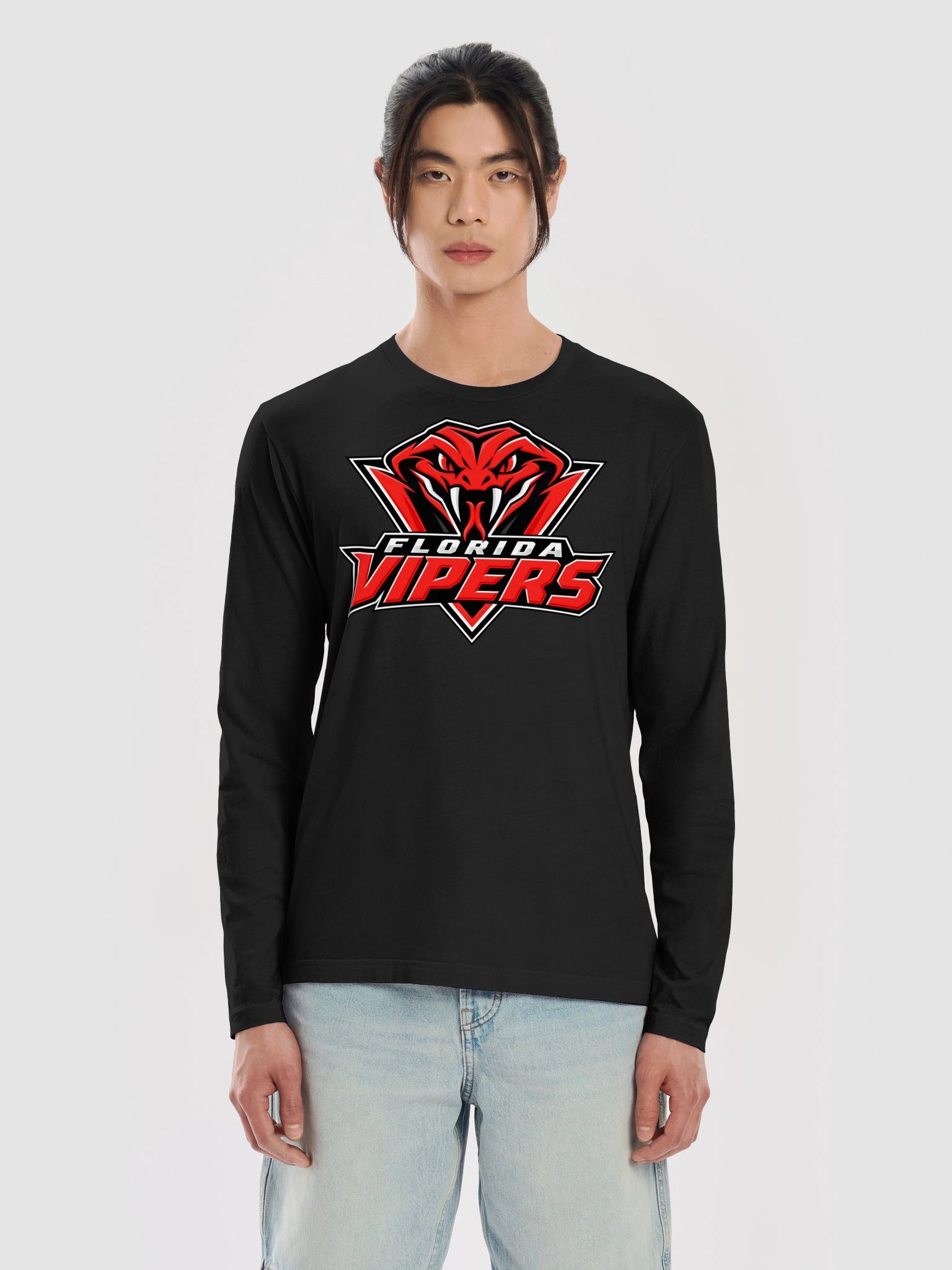 Florida Vipers Fitted Long Sleeve T-Shirt product image (14)