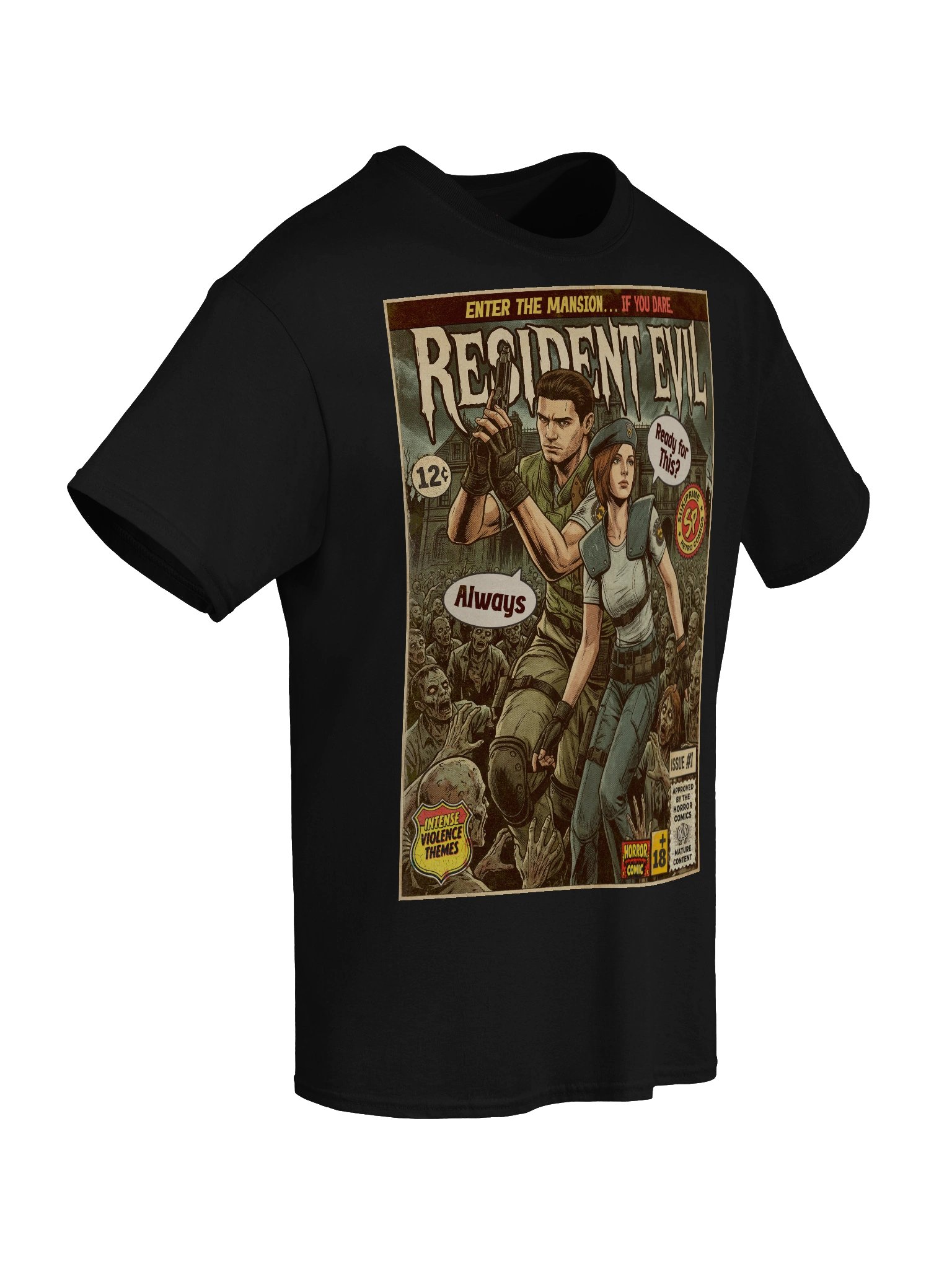 Resident Evil Classic Comic Art T-Shirt product image (6)