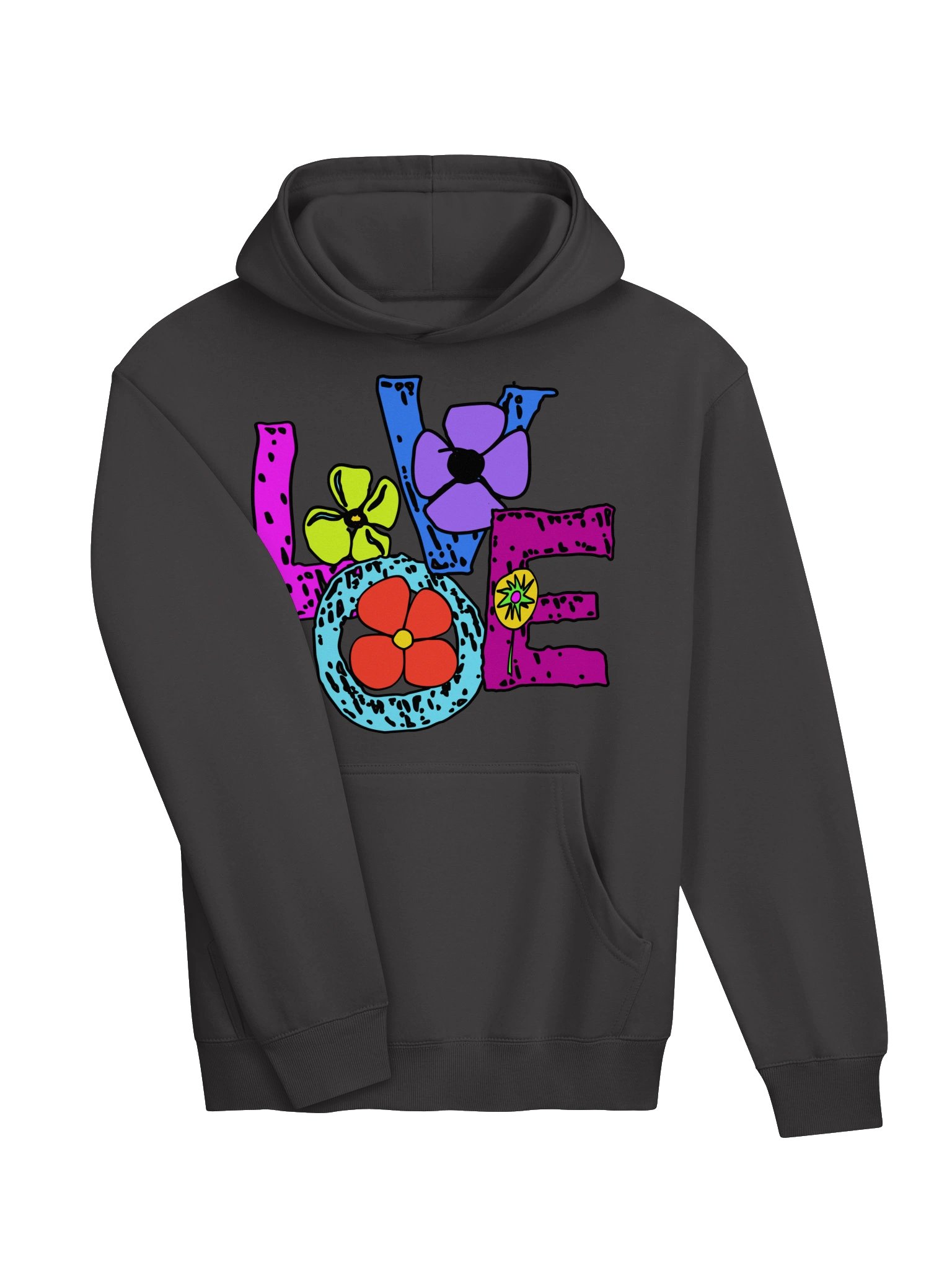 LOVE | Graphic Cotton Heritage M2635 Box Hoodie product image (2)