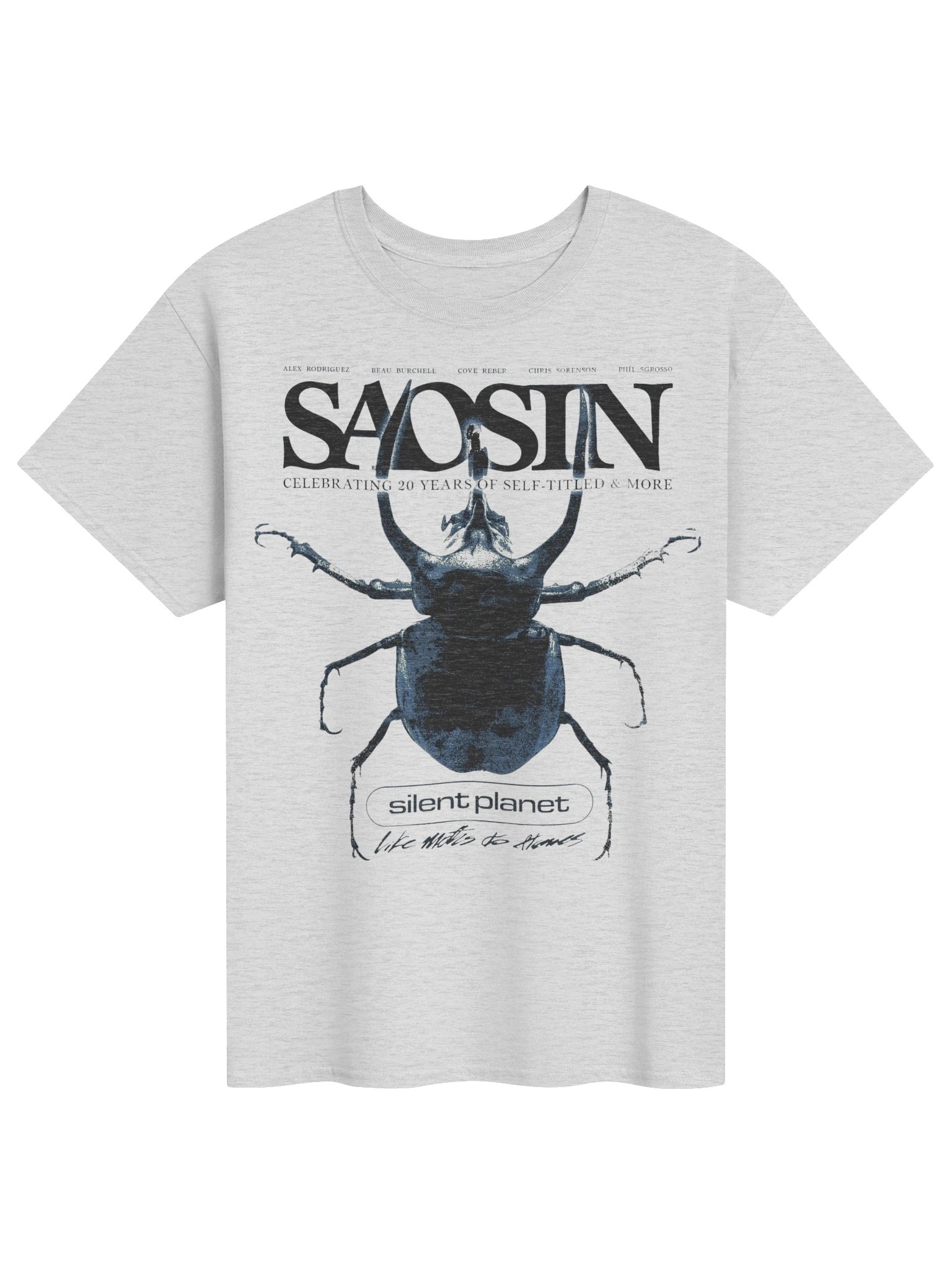 Saosin 20th Anniversary Silent Planet Tour Merch Tshirt product image (1)
