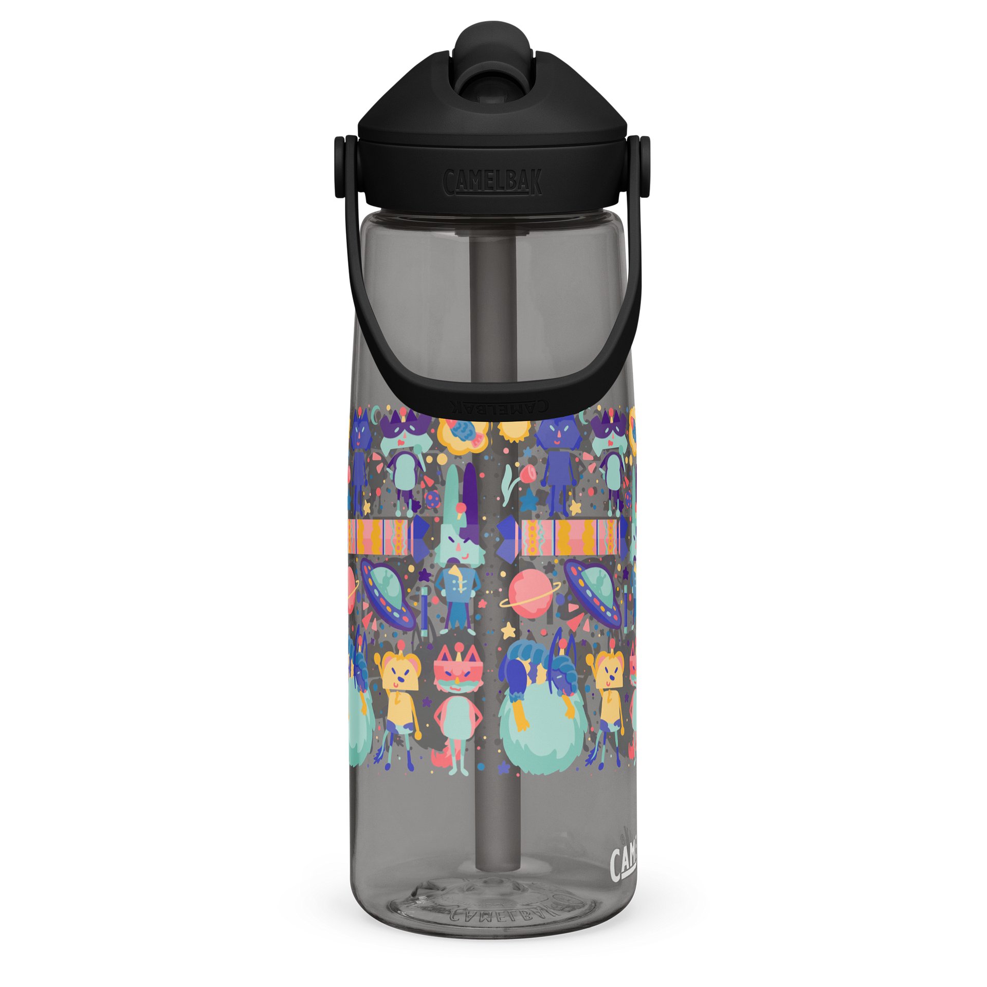 Cozy Cosmos Crew Clear Water Bottle product image (9)