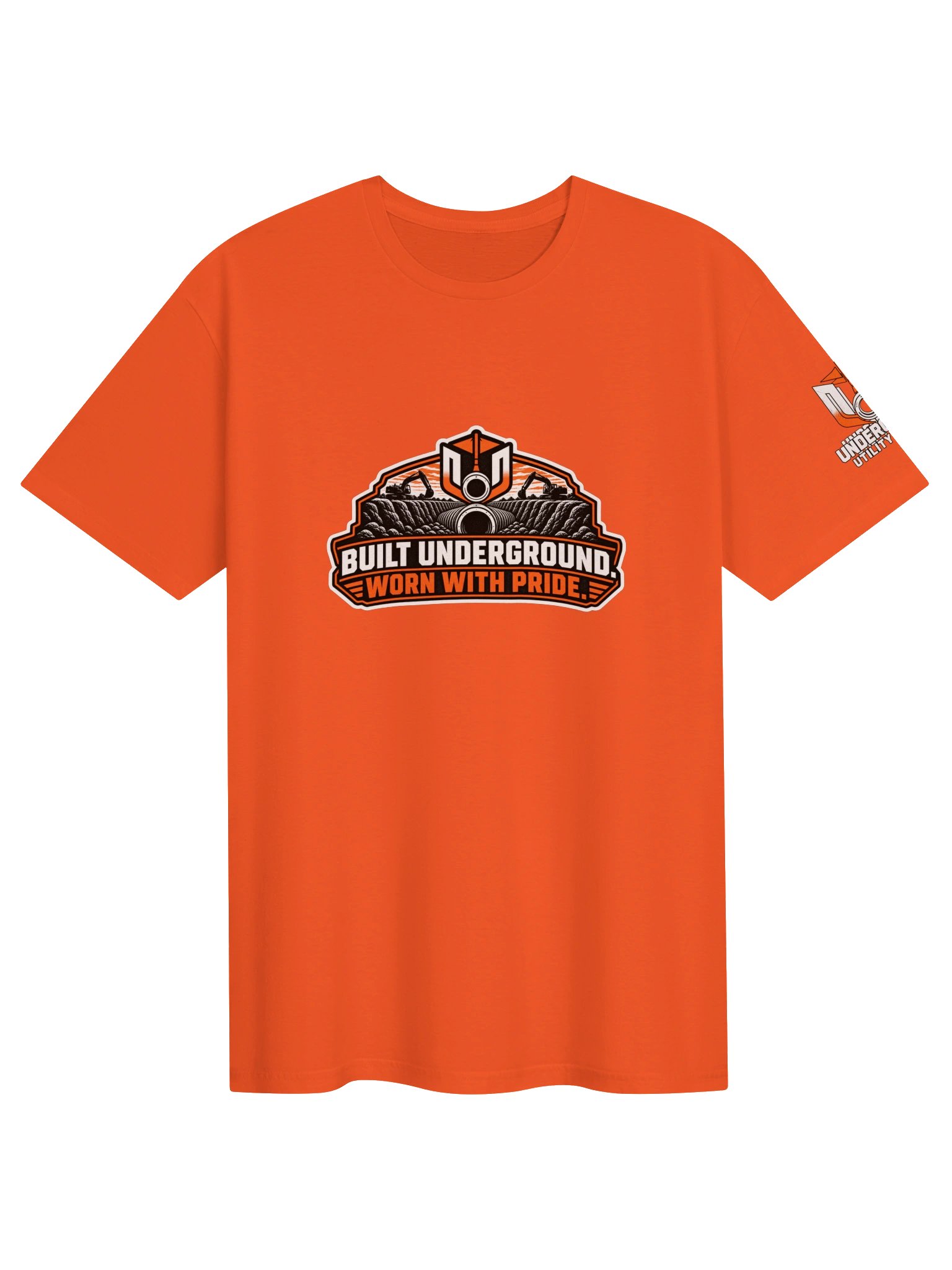 UUB Built Underground Tee — Orange product image (21)