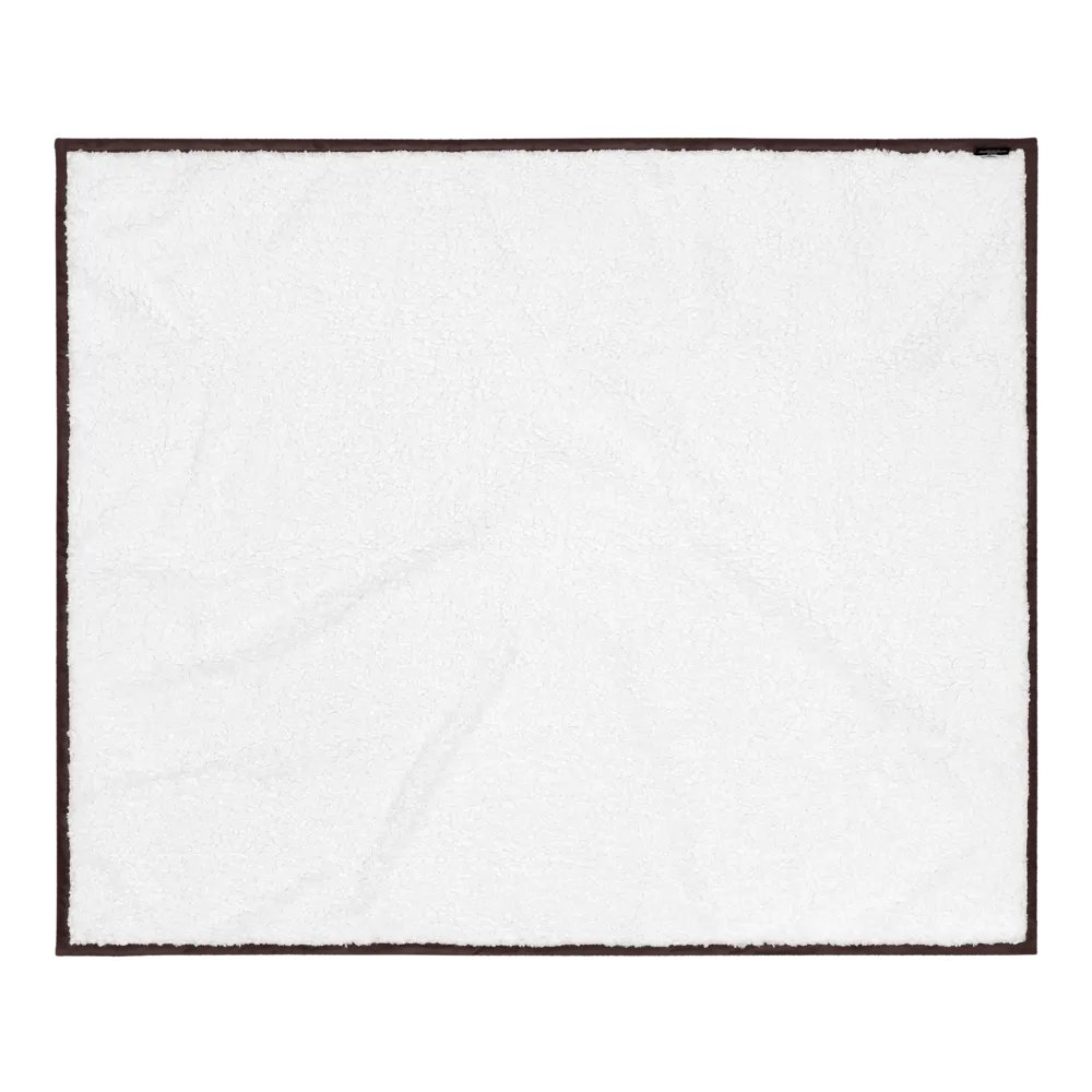 Bearded Woodz Embroider Sherpa Blanket (Brown/ Black) product image (3)