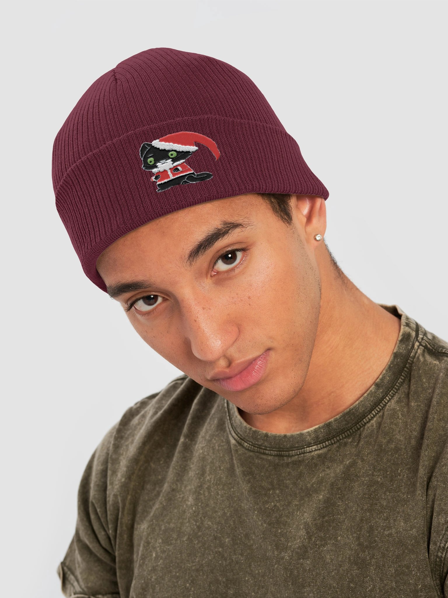 Santa Paws Ribbed Beanie product image (4)