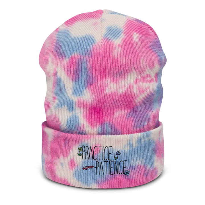 Practice Patience Tie Dye Beanie product image (1)