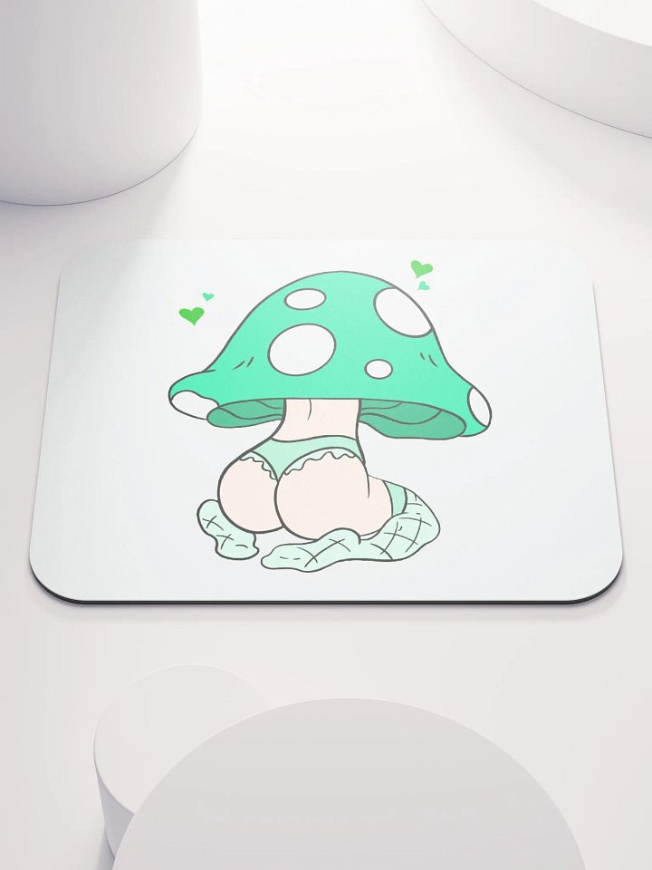 Mushroom Baddie Desk Mat - Teal product image (1)