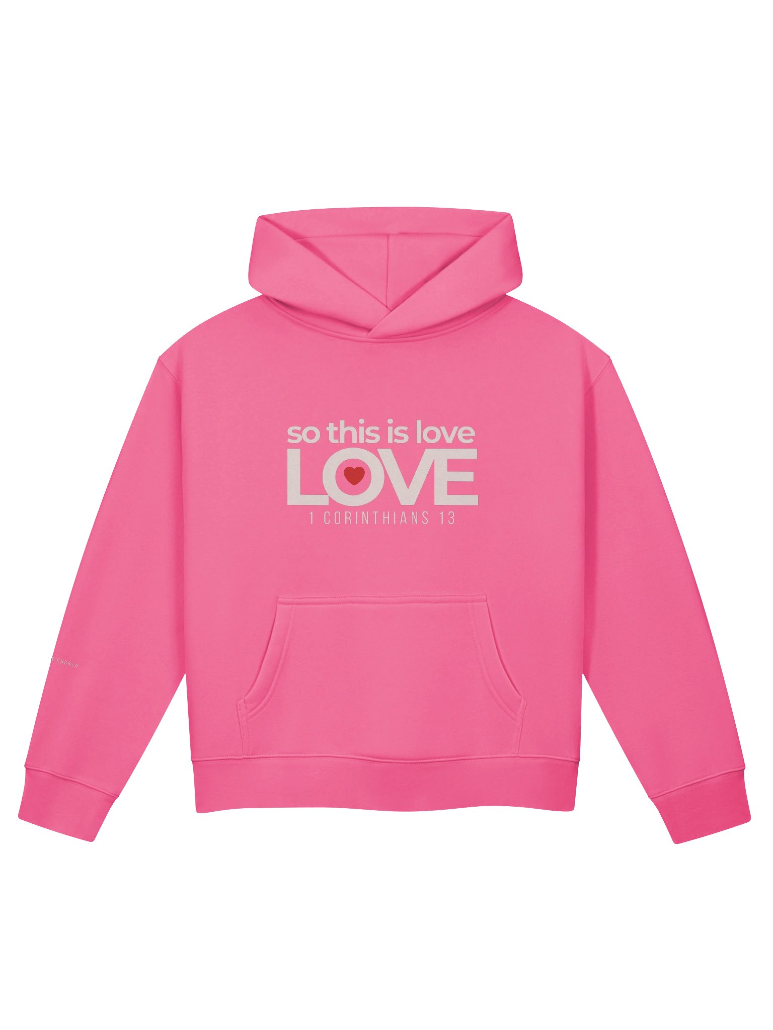 Soft Pink “So This Is Love” Hoodie product image (1)