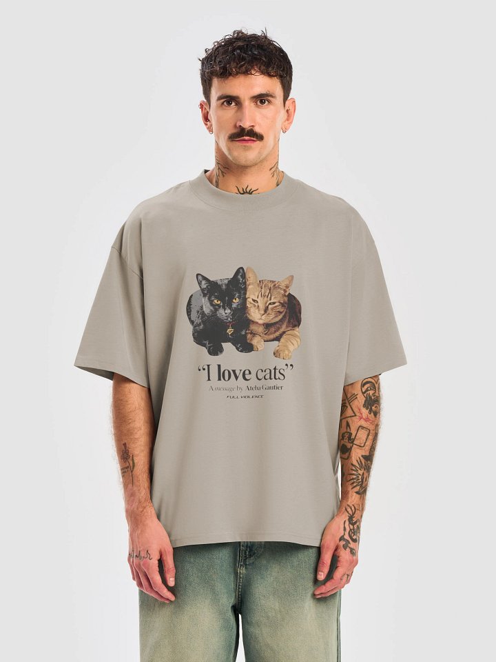 I Love Cats Ateba Gautier Shirt product image (1)