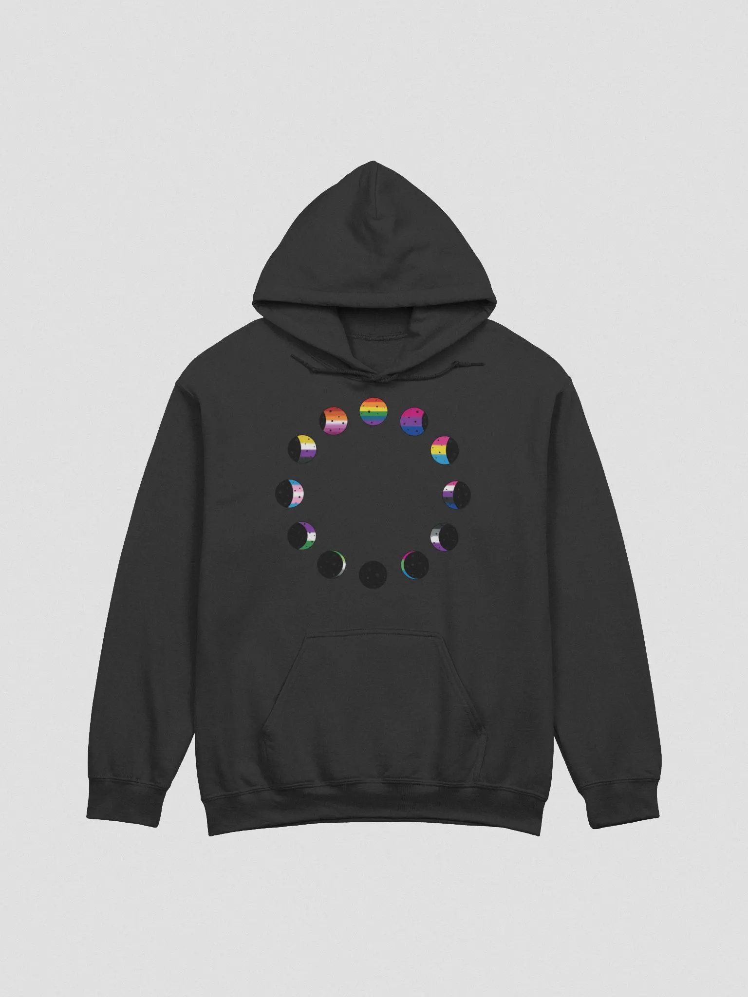 Pride Moon Phases Hoodie product image (1)