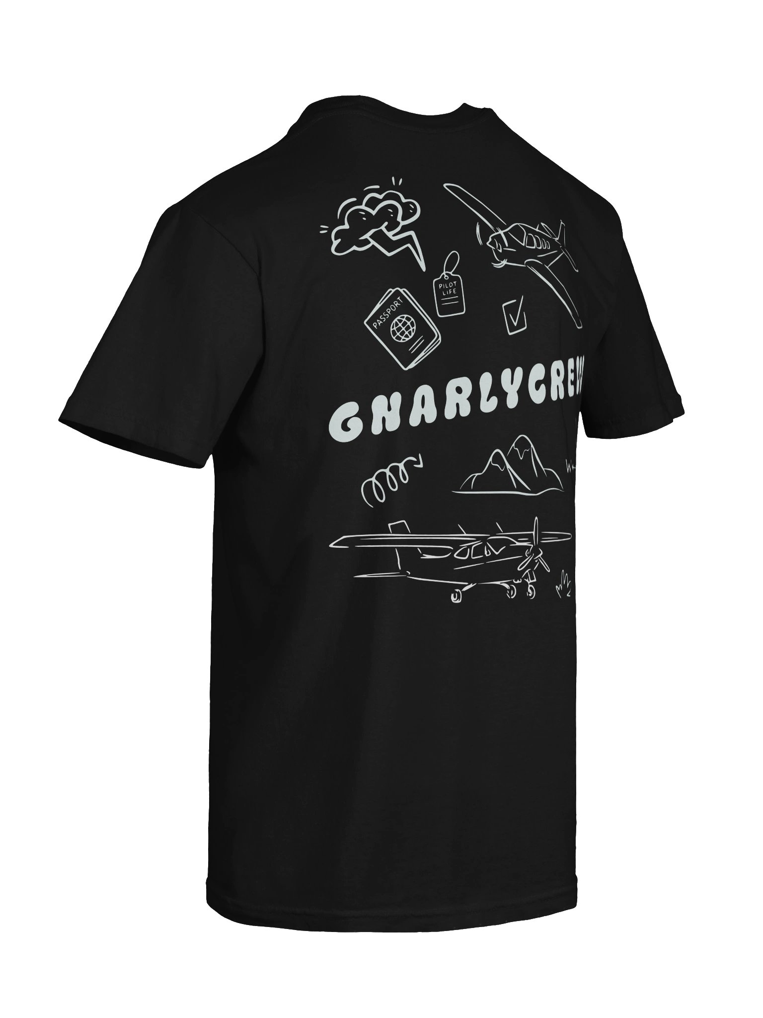Black Doodle Tee product image (4)