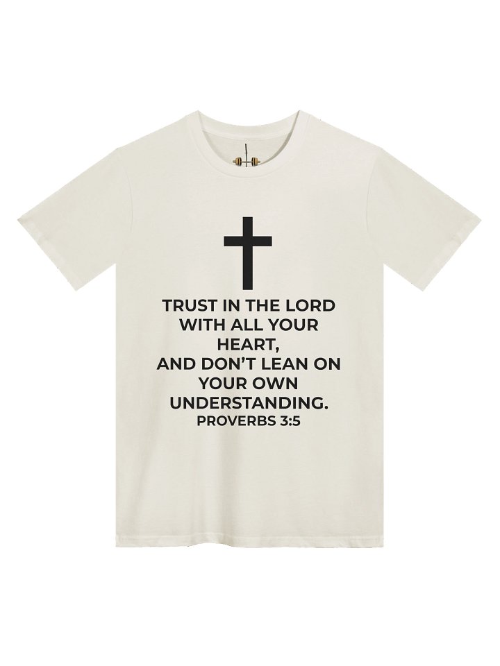 Proverbs 3:5 Unisex T-Shirt [Dark] product image (11)