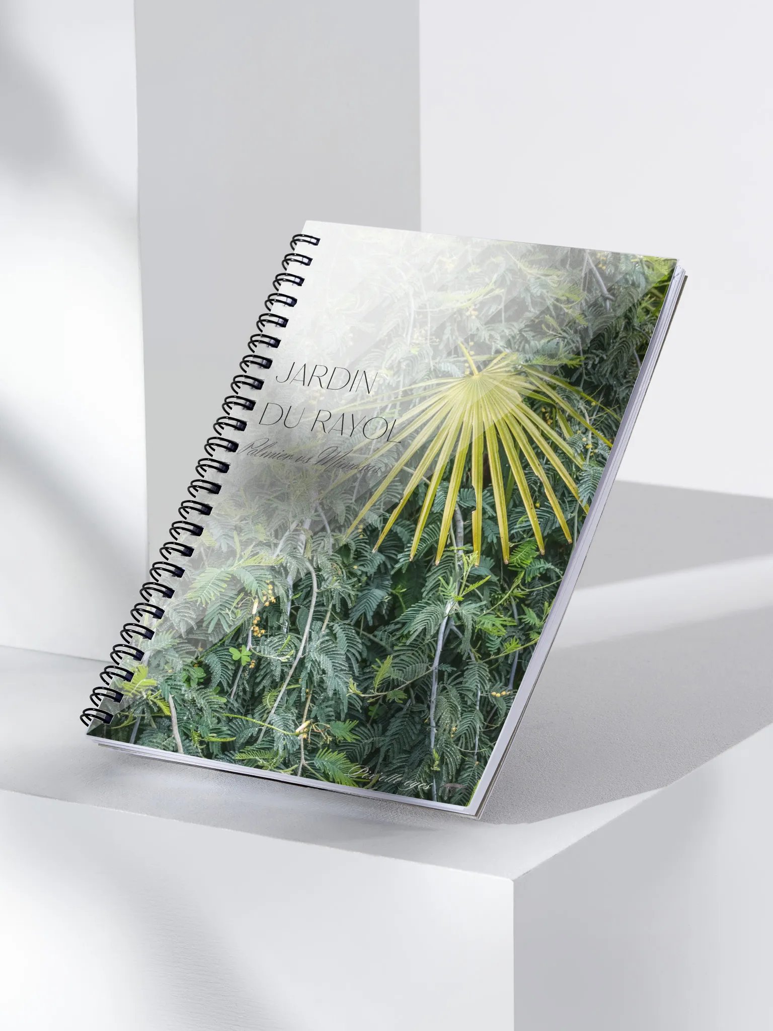 Notebook GeoGraphik – Palm vs Mimosa – Rayol Garden – A5 Format product image (3)