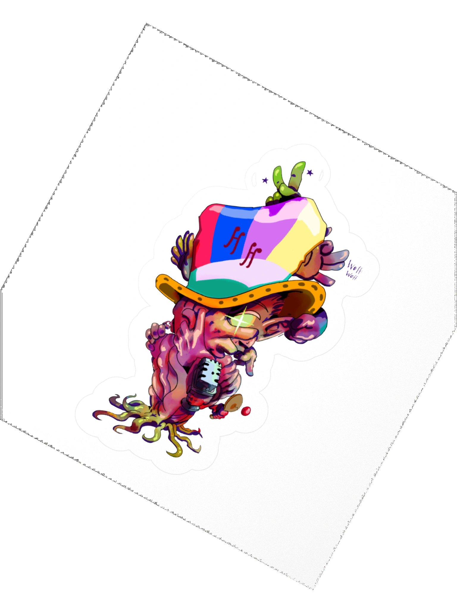 Slime Hatter Sticker product image (2)