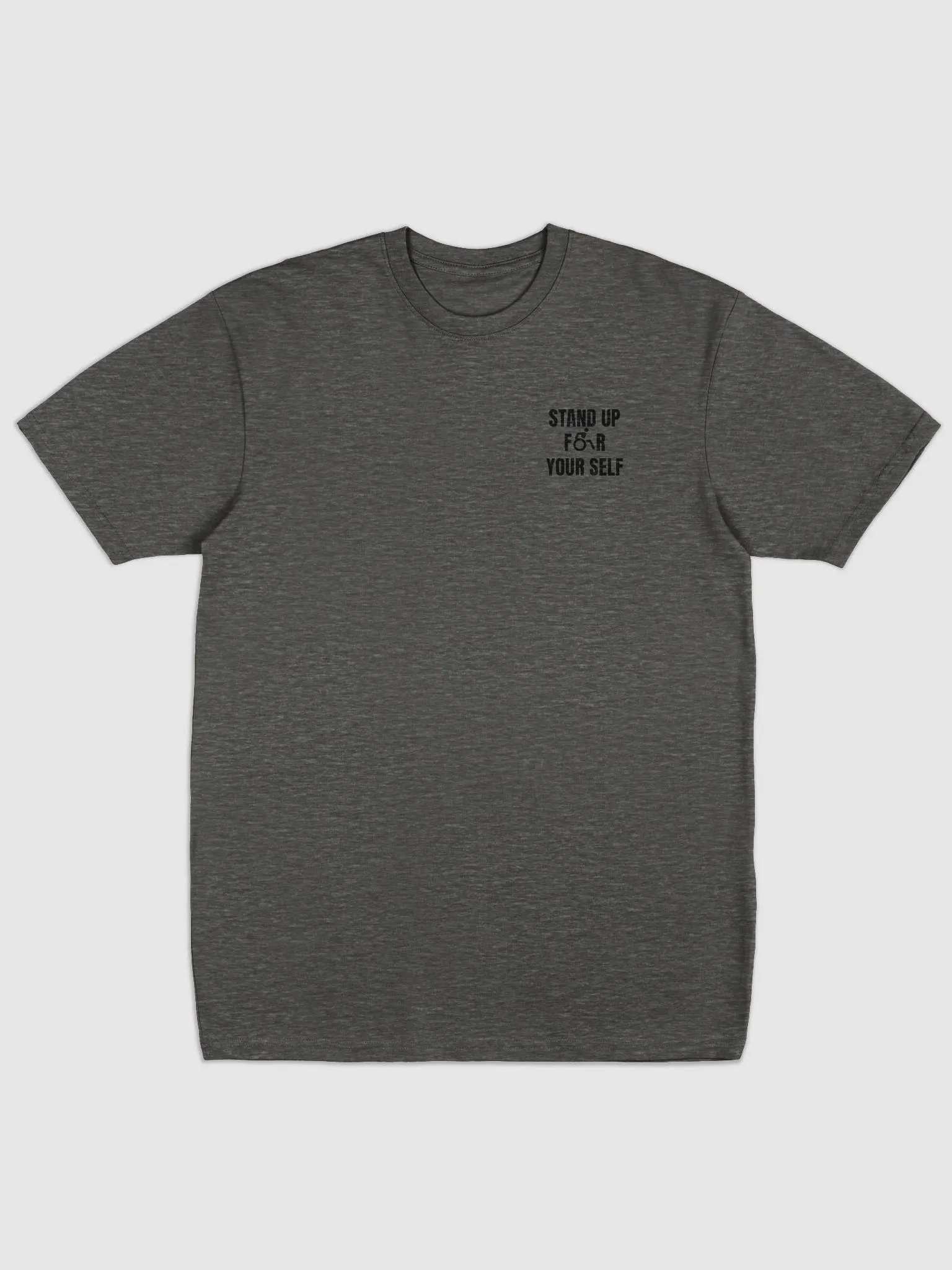 Stand Up For Yourself Tee Grey product image (1)