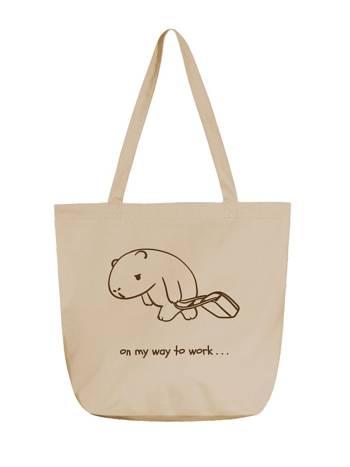 On My Way to Work Tote product image (1)