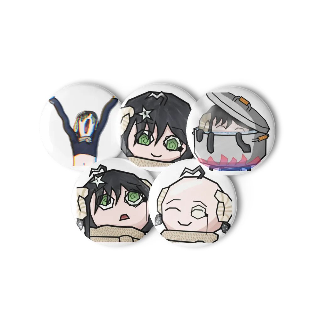 Emotes Pin Button Set product image (6)