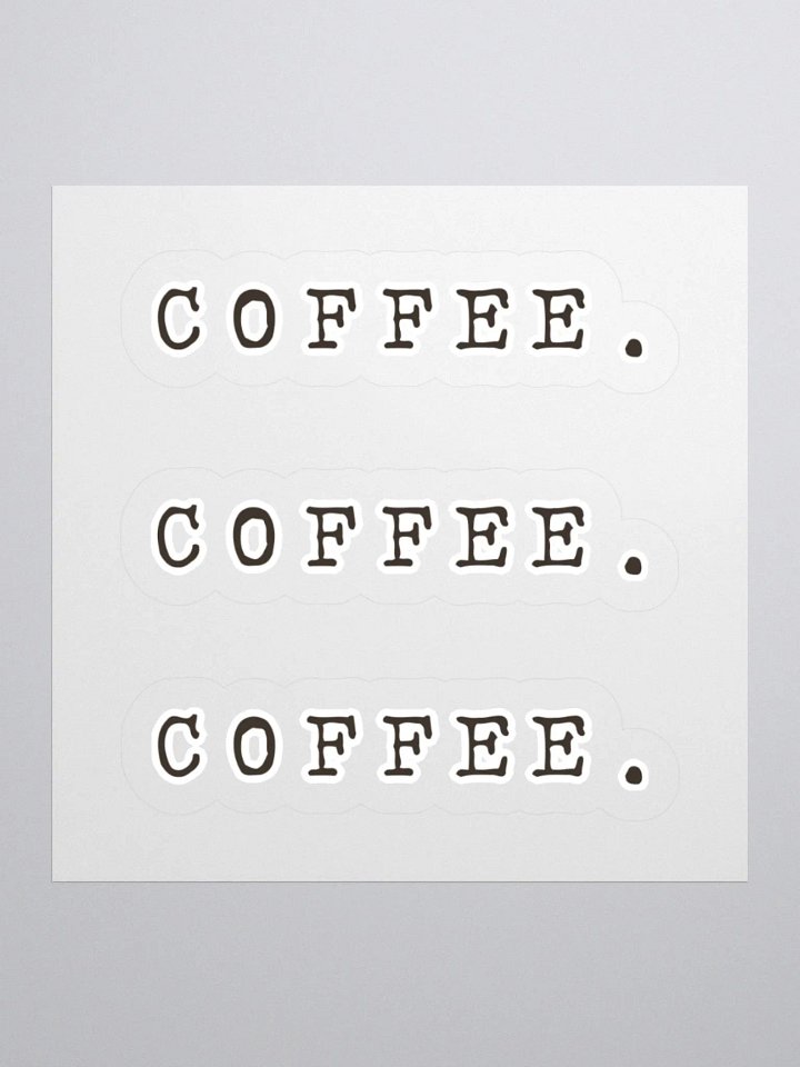 COFFEE. stickers product image (3)