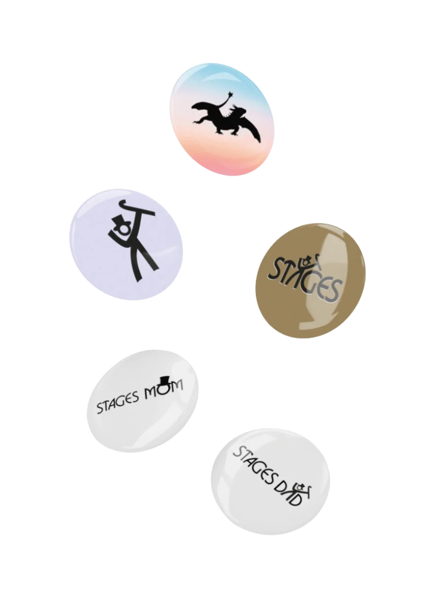 How to Train Your Dragon Jr. & Stages Pin Buttons product image (1)