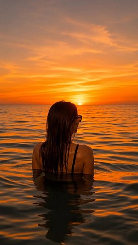 Sunsets are my favorite kind of therapy 🌊

#sunset #travel