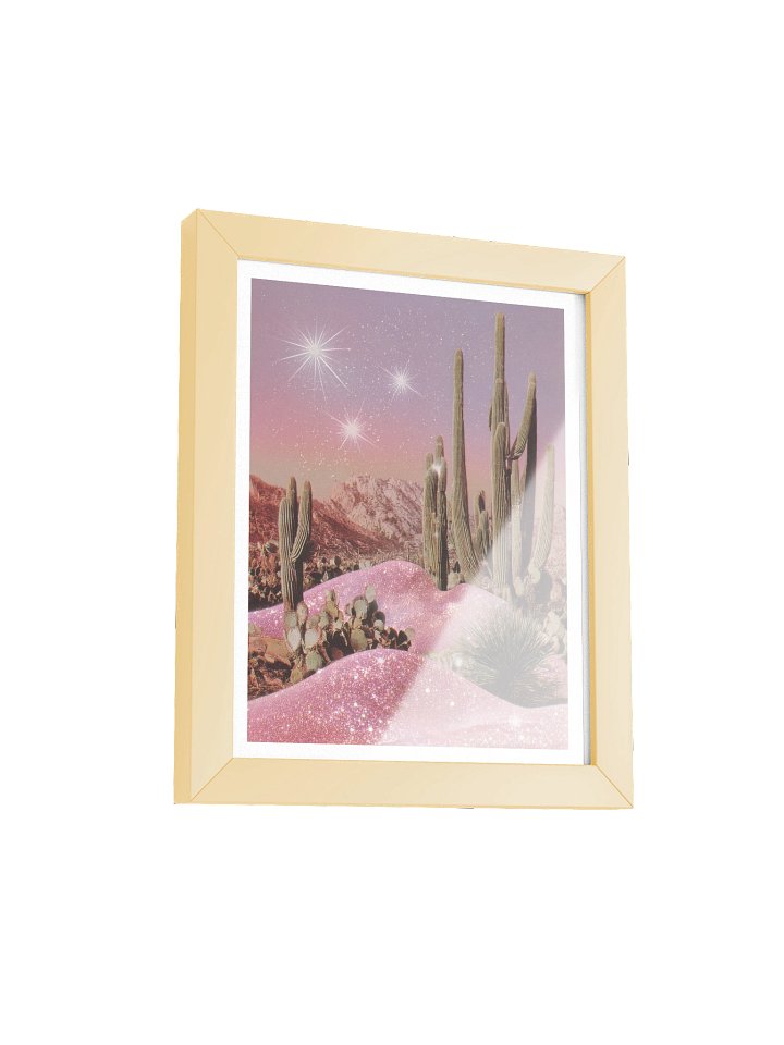 Framed Pink Desert Print product image (1)