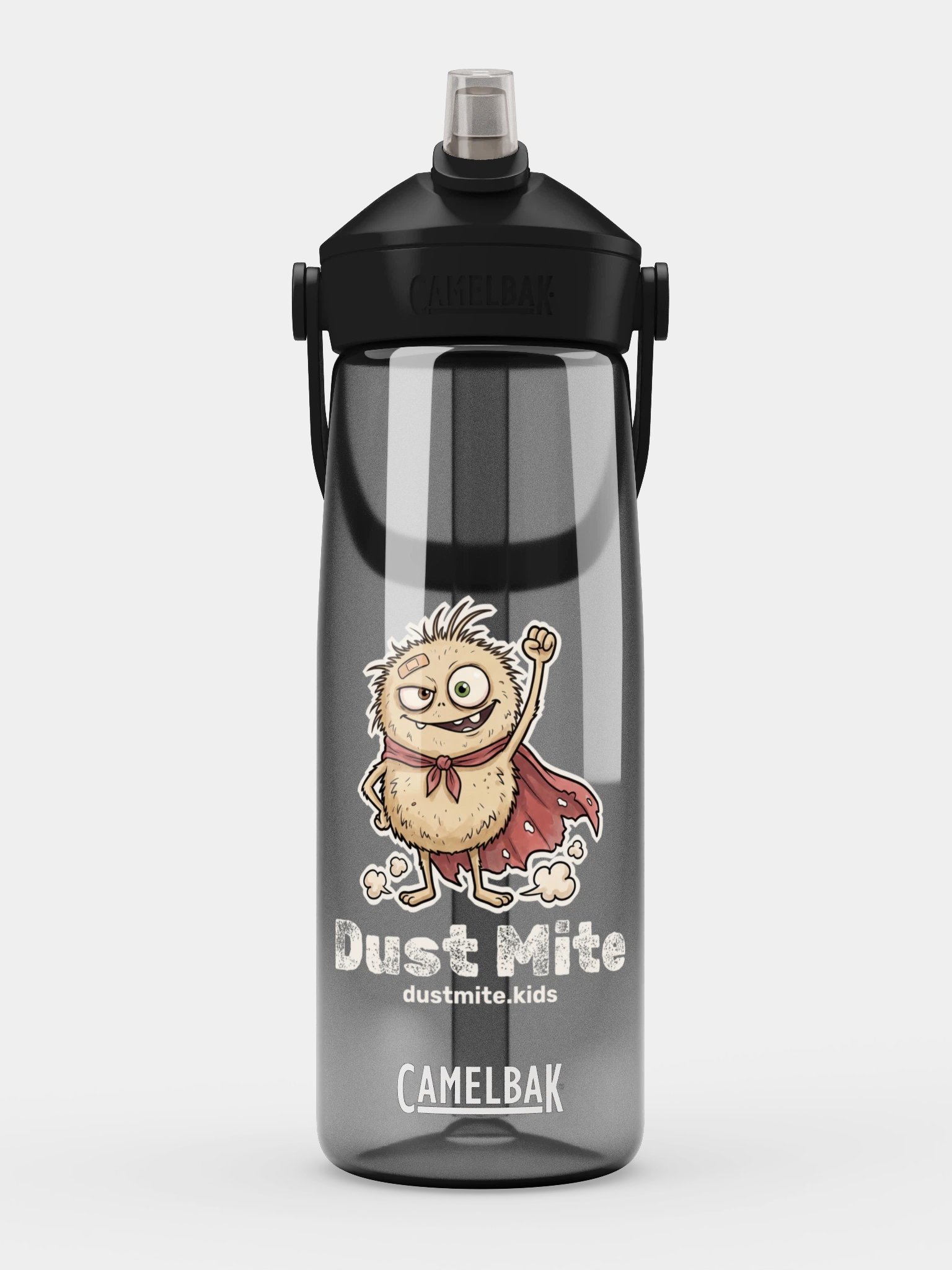 Dust Mite Superhero Water Bottle product image (1)