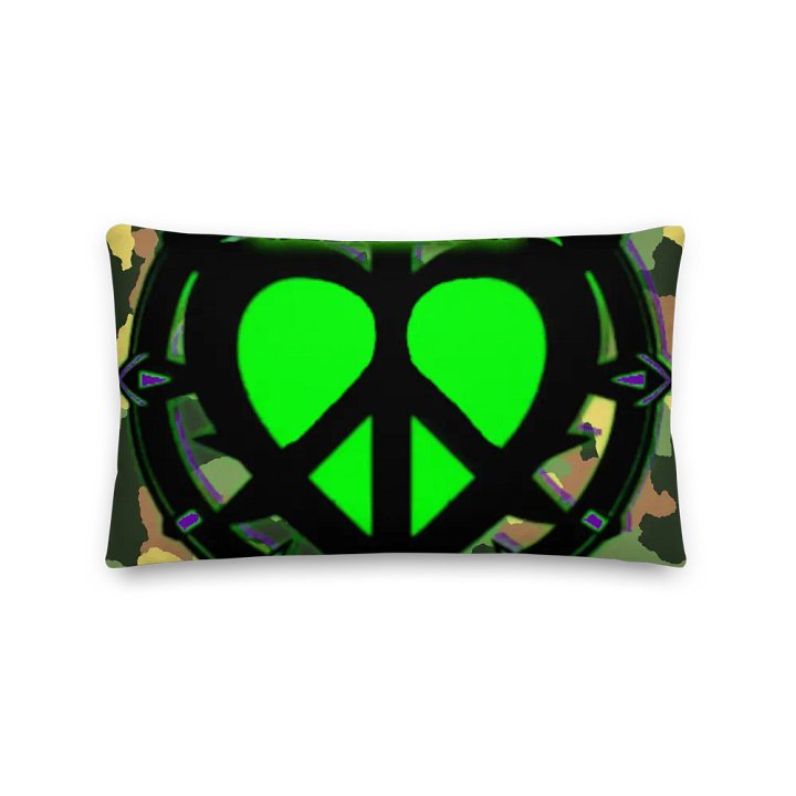 Peaceful Heart Camo Pillow product image (2)